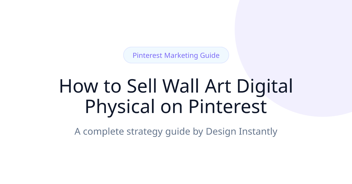 Pinterest Marketing for Wall Art Sellers